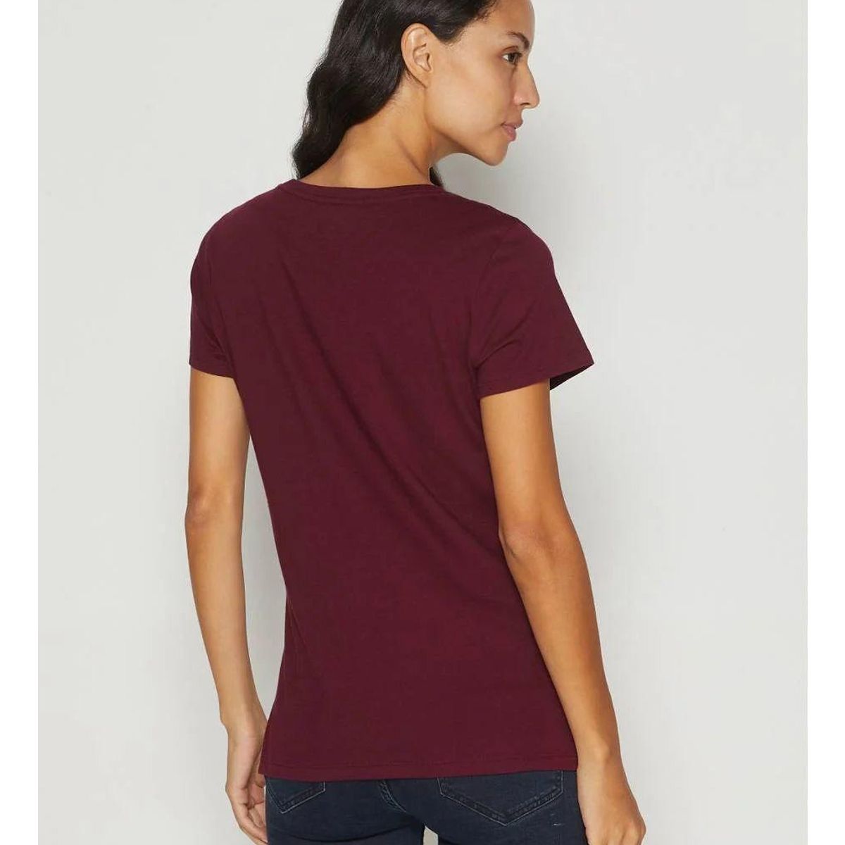 GAP - Polera Logo Clasica Burdeo GAP