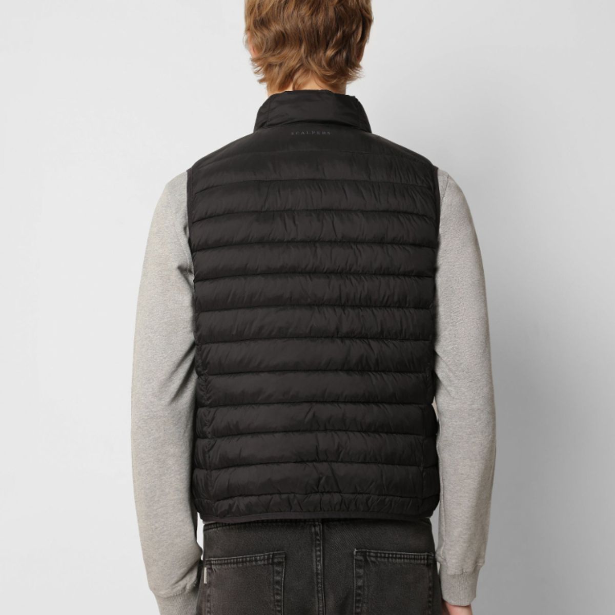 SCALPERS - Parka Sin Mangas Acolchado Calavera Black