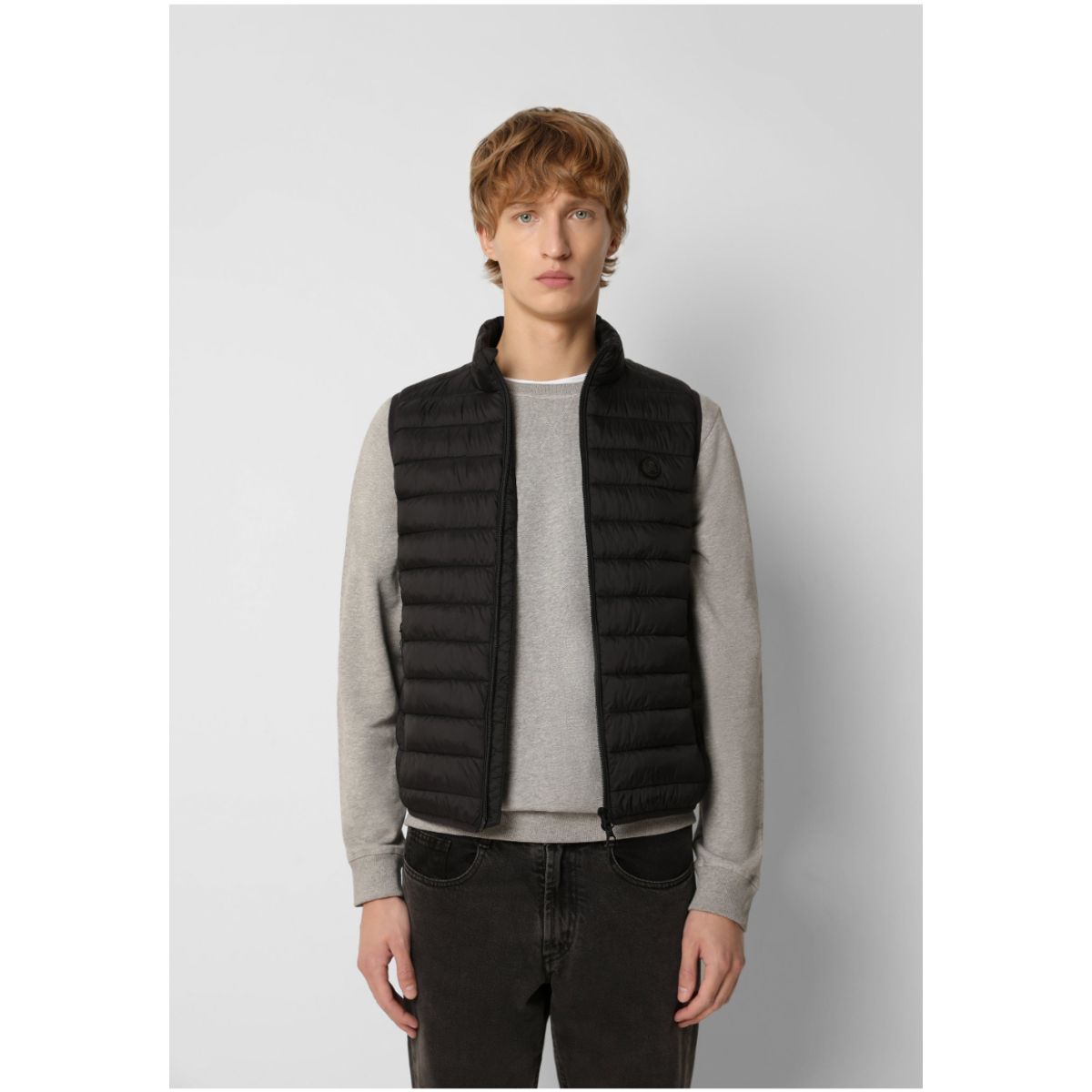 SCALPERS - Parka Sin Mangas Acolchado Calavera Black