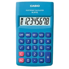 CASIO - Calculadora De Bolsillo HL-815L Azul - Crazygames