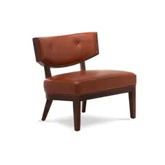 ROSEN - Poltrona A-550 Madera Cuero Terracota