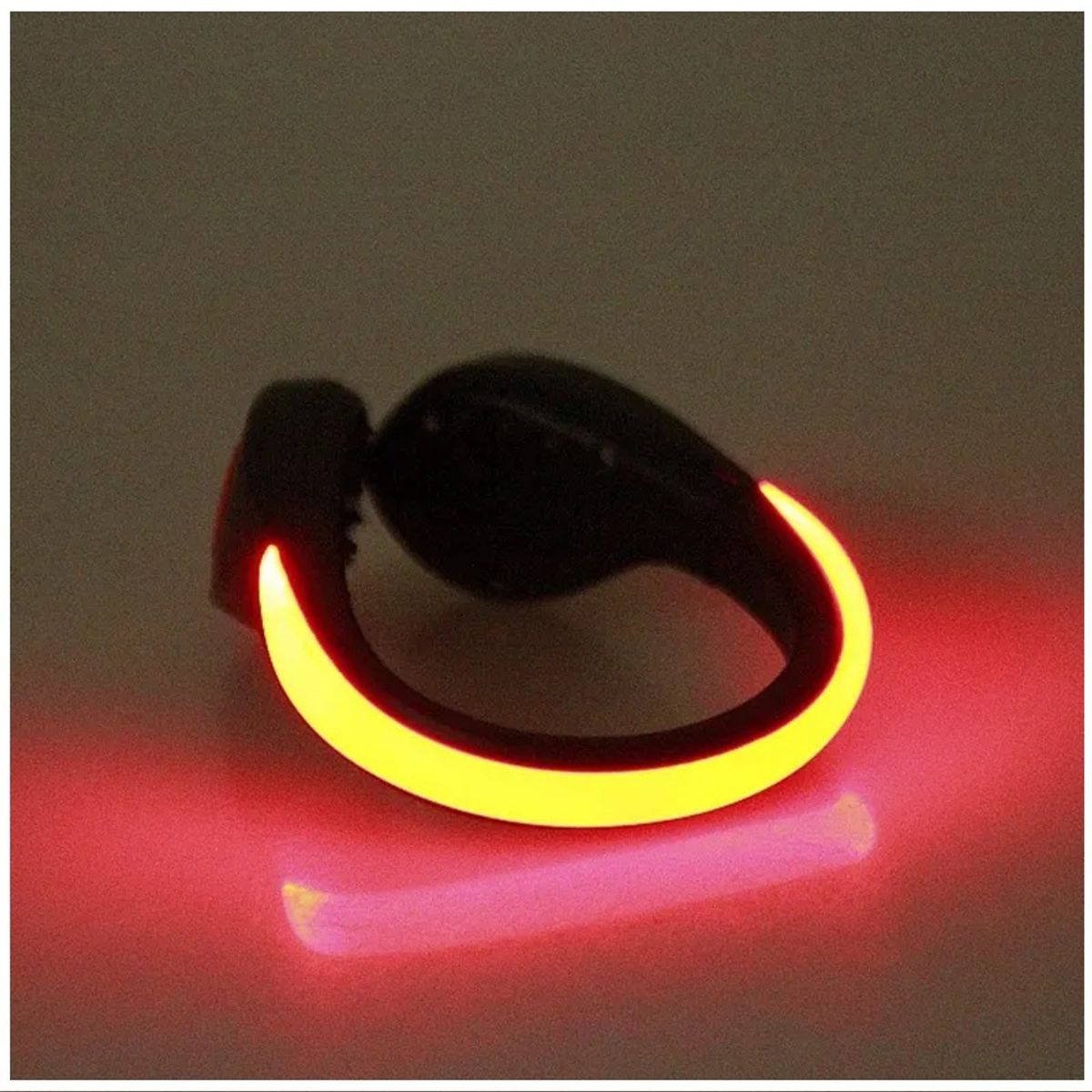 GENERICO - Luces Led Deportivas para Zapatillas Bicicleta Pulsera 2 Unidades Running.