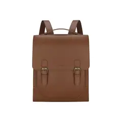 ECOSUSI - - Mochila Vintage Verbena hasta 14"- Marrón