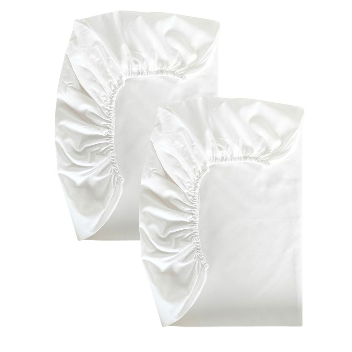 OLIVIA Y SAM - PACK 2 SABANAS BAJERAS COLECHO S BLANCO