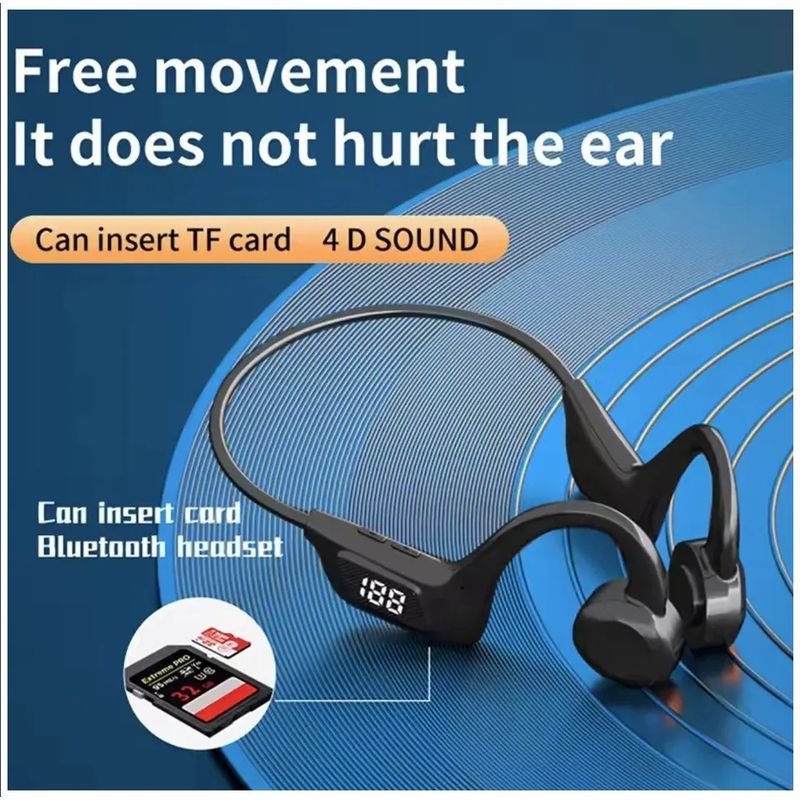 GENERICO - Audífonos inalámbricos Bluetooth Open-Ear Bone Conduction IPX-5 KS38
