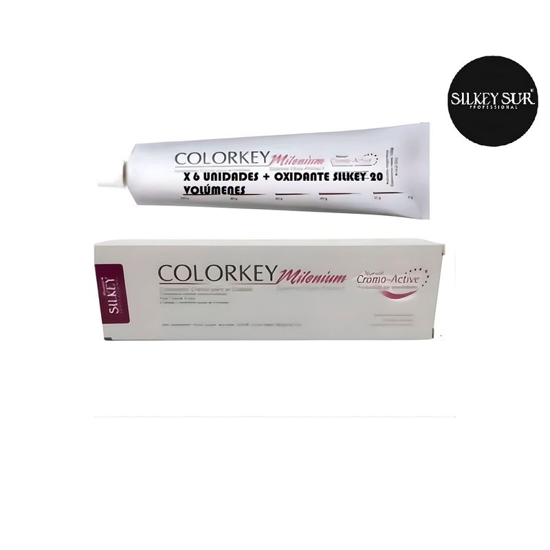 GENERICO - SILKEY COLORACION TINTURA SIXPACK MILENIUM 120 GRS MAS OXIDANTE 20 VOL
