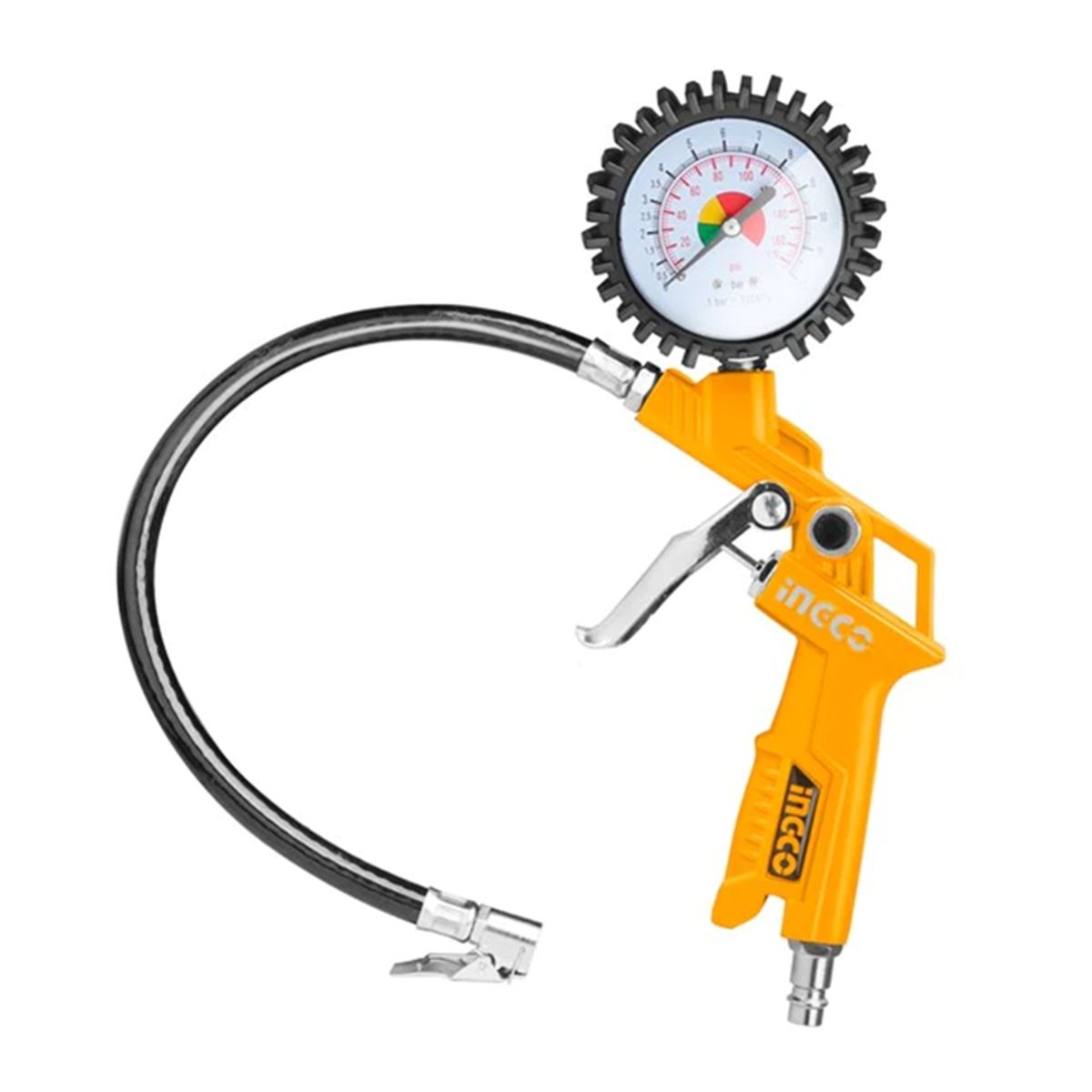 INGCO - Pistola para Inflar Y Calibrar Neumaticos Con Manometro