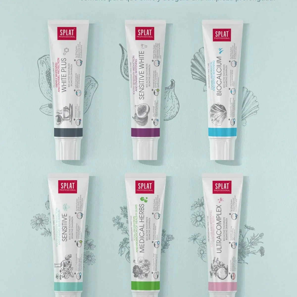 SPLAT - Pasta Dental para Dientes Sensibles Sensitive sin Fluor 100ml