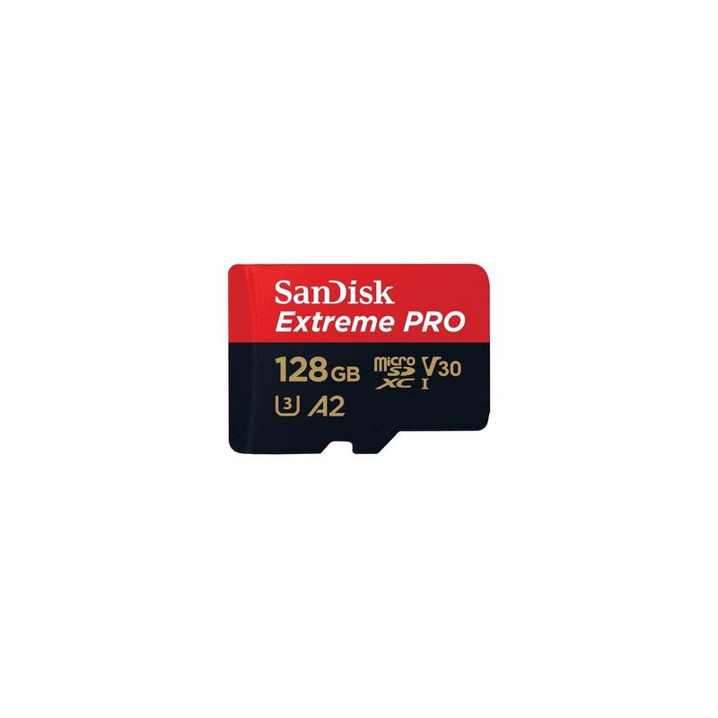 SANDISK - Memoria Micro Sd Sandisk Extreme PRO 128GB con Adaptador