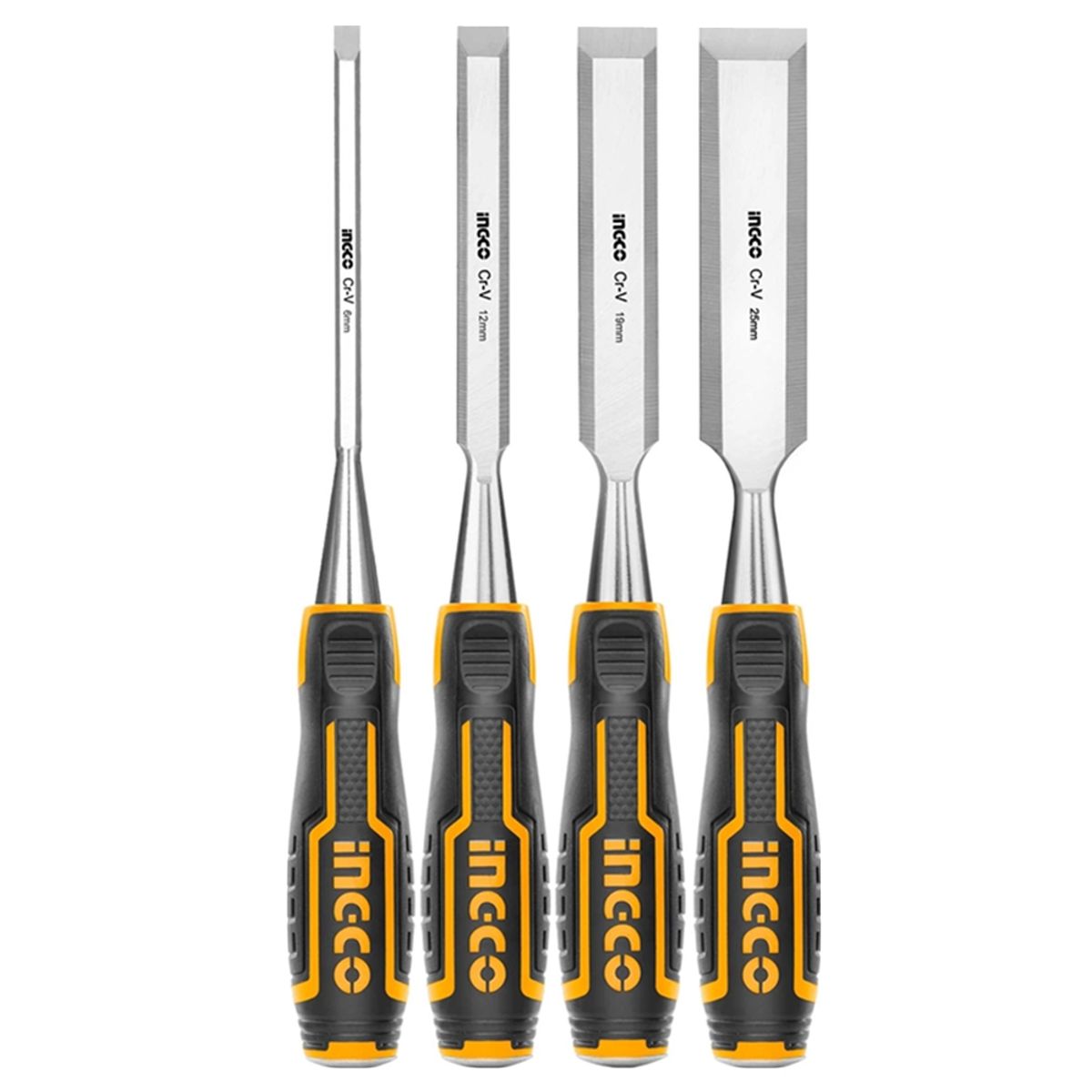 INGCO - Kit Set Juego De Cinceles Para Madera 4 Piezas Ingco