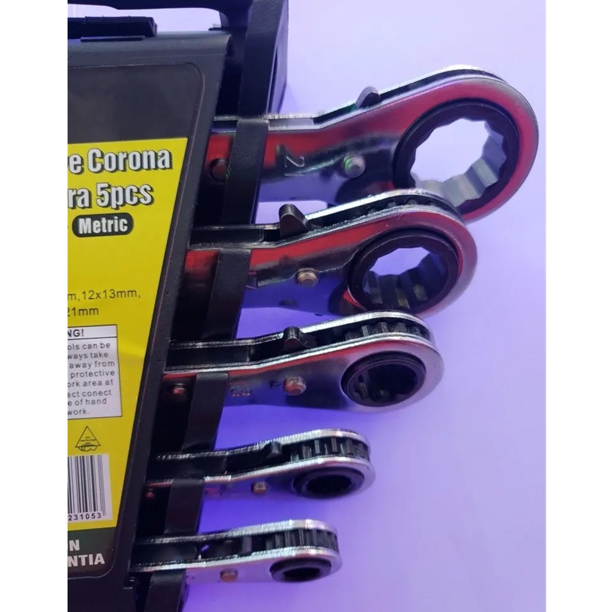 GENERICO - Juego De Llaves Corona Con Chicharra 5 Piezas Crownman