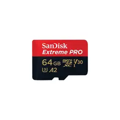 SANDISK - Micro Sd Extreme Pro 64Gb 170M Lectura Adaptador