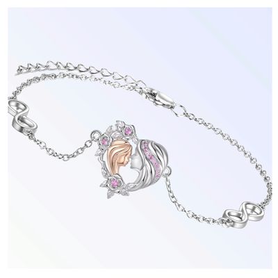 Imagen 2 del producto Pulsera mamá hija mujer plata 925