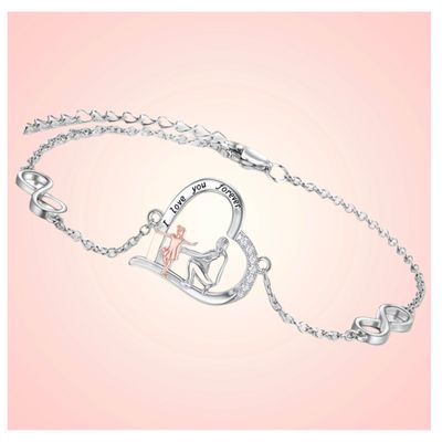 Imagen 2 del producto Pulsera papá hija plata 925