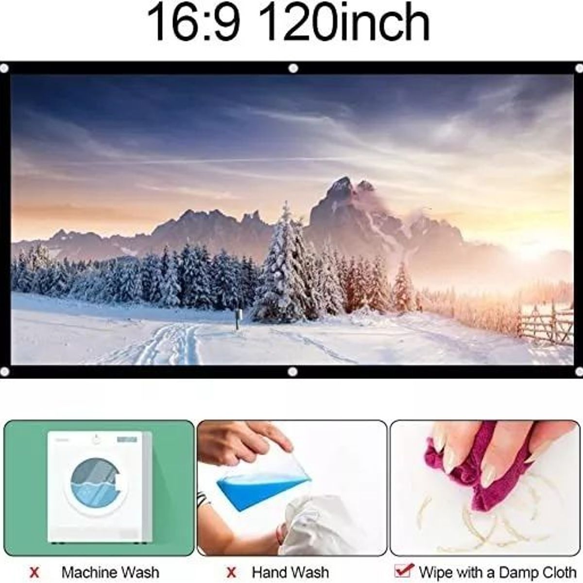 KUANGYE - Telón De Proyección Kuangye 120" 265x150cm