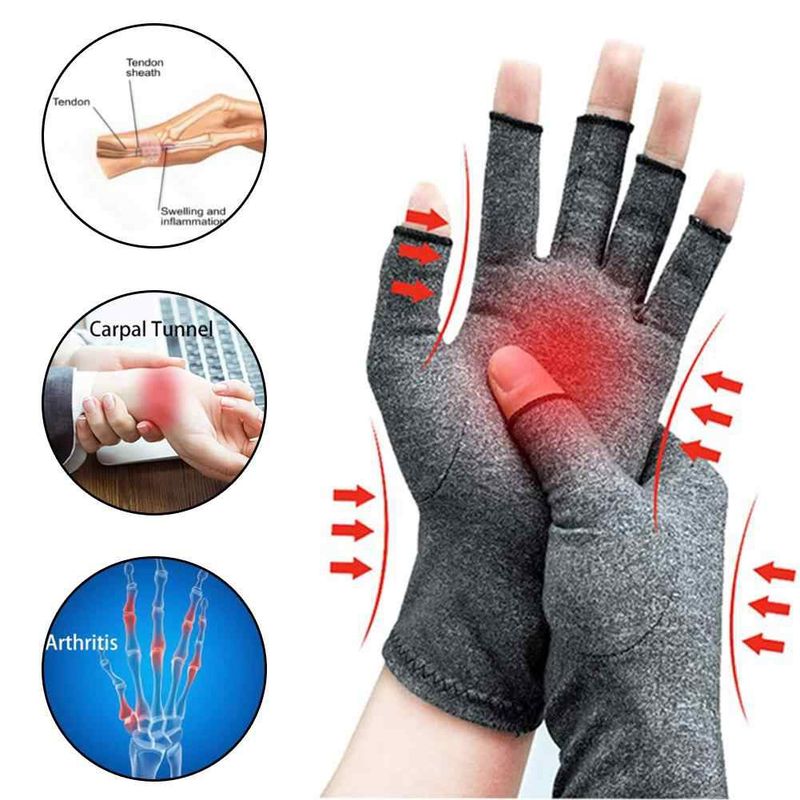 RAINBOW - Guantes De Compresión Para Artritis L