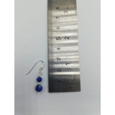 Imagen 2 del producto Aros Lapislázuli Plata