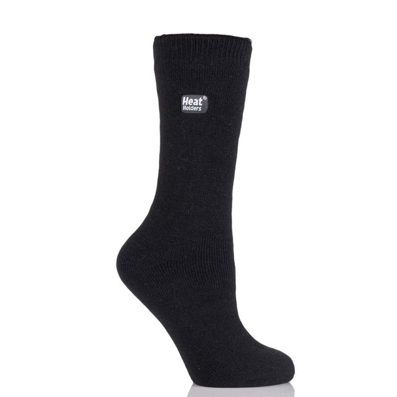 HEAT HOLDERS - Calcetín Lite Mujer Negro Heat Holders