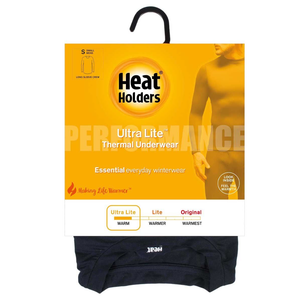 HEAT HOLDERS - Camiseta Térmica Uso Diario Negro Heat Holders