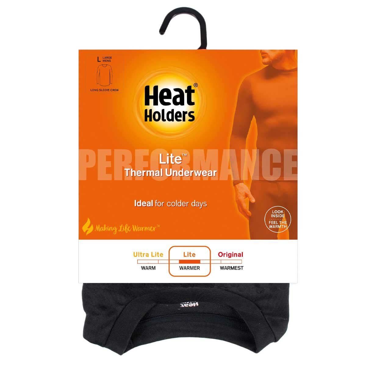 HEAT HOLDERS - Camiseta Térmica Frío Medio Negro Heat Holders