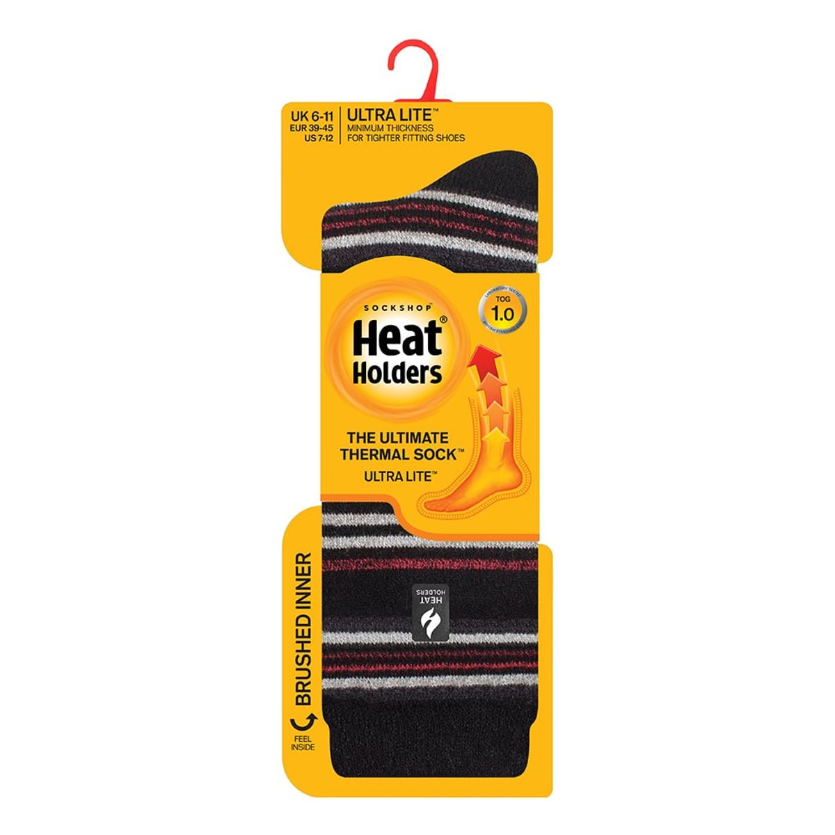 HEAT HOLDERS - Calcetin Ultra Lite Negro Heat Holders