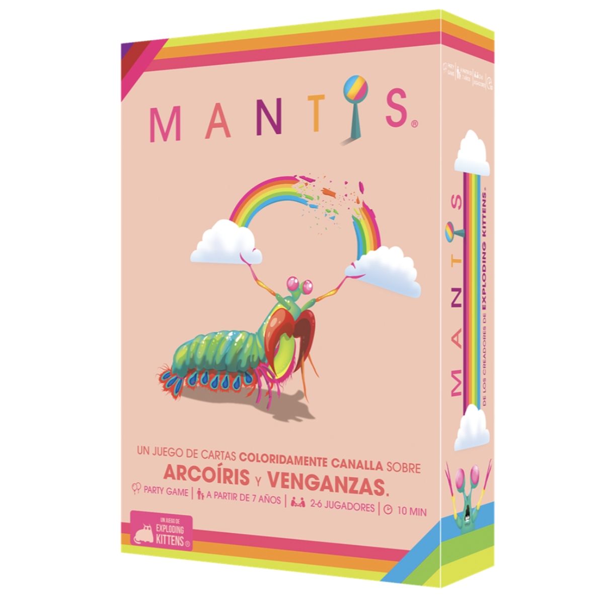 ZYGOMATIC - Mantis - Exploding Kittens - Juego De Mesa - En Español