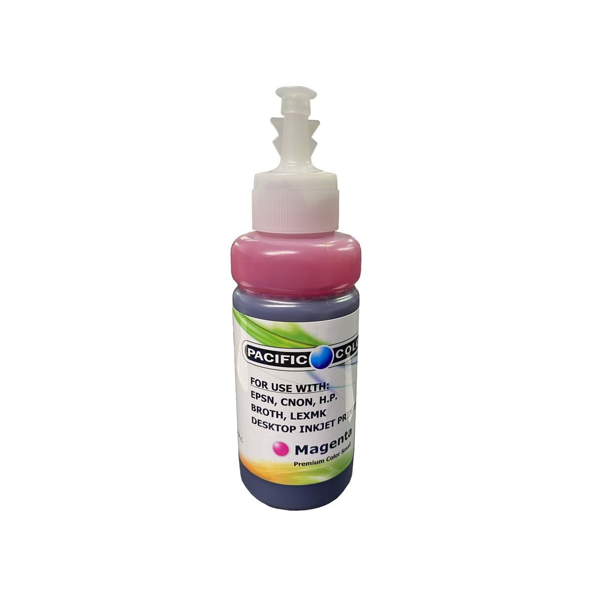 PACIFIC COLOR - Tinta Para Recarga de Impresoras 100ml Premiun Magenta