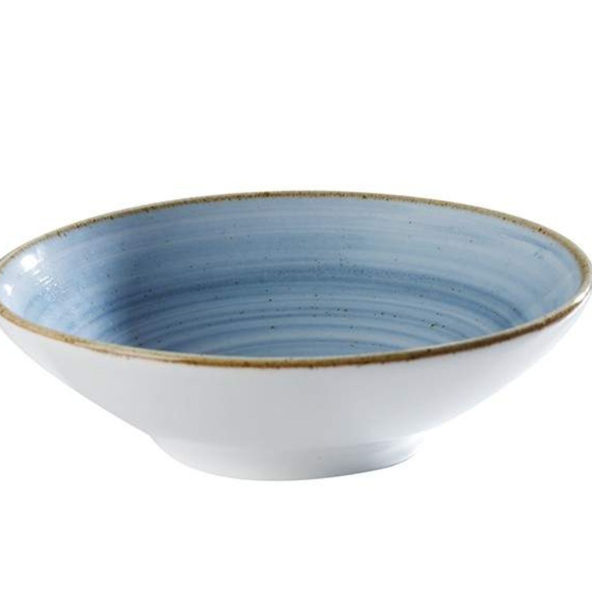 CORONA - Bowl Ensaladera Azul/Marrón 880 cc Artisan.