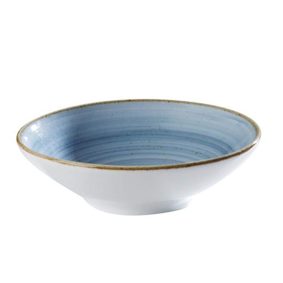 CORONA - Bowl Ensaladera Azul/Marrón 880 cc Artisan.