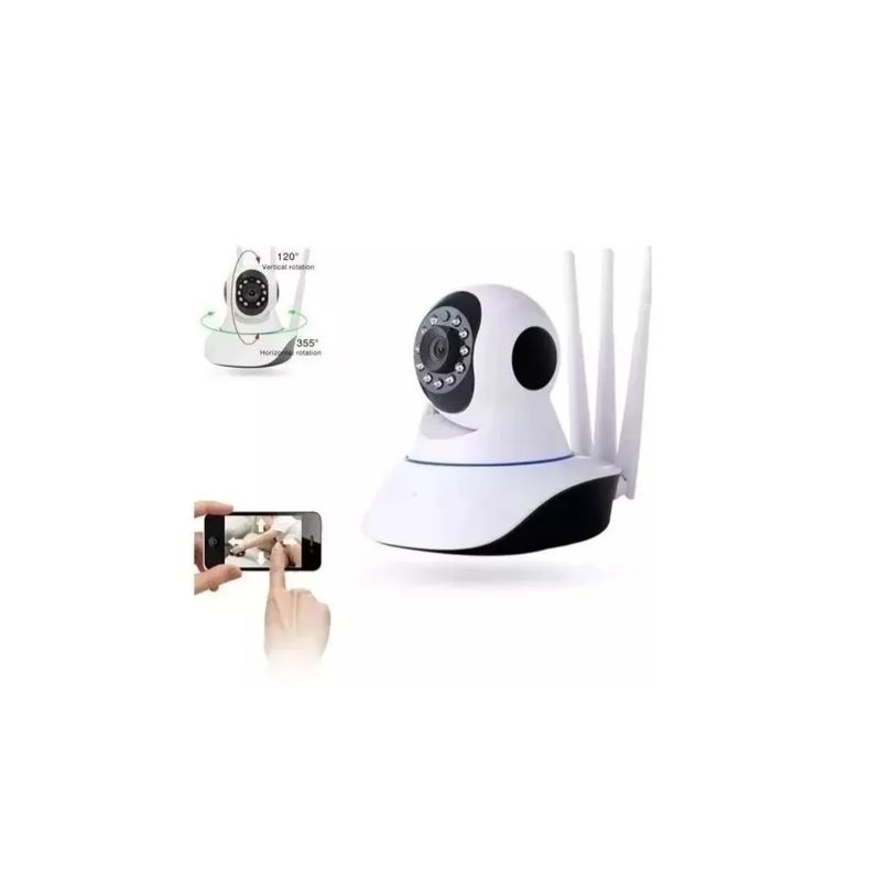 GENERICO - Camara Ip Wifi Hd Motorizada Vision Nocturna 360°