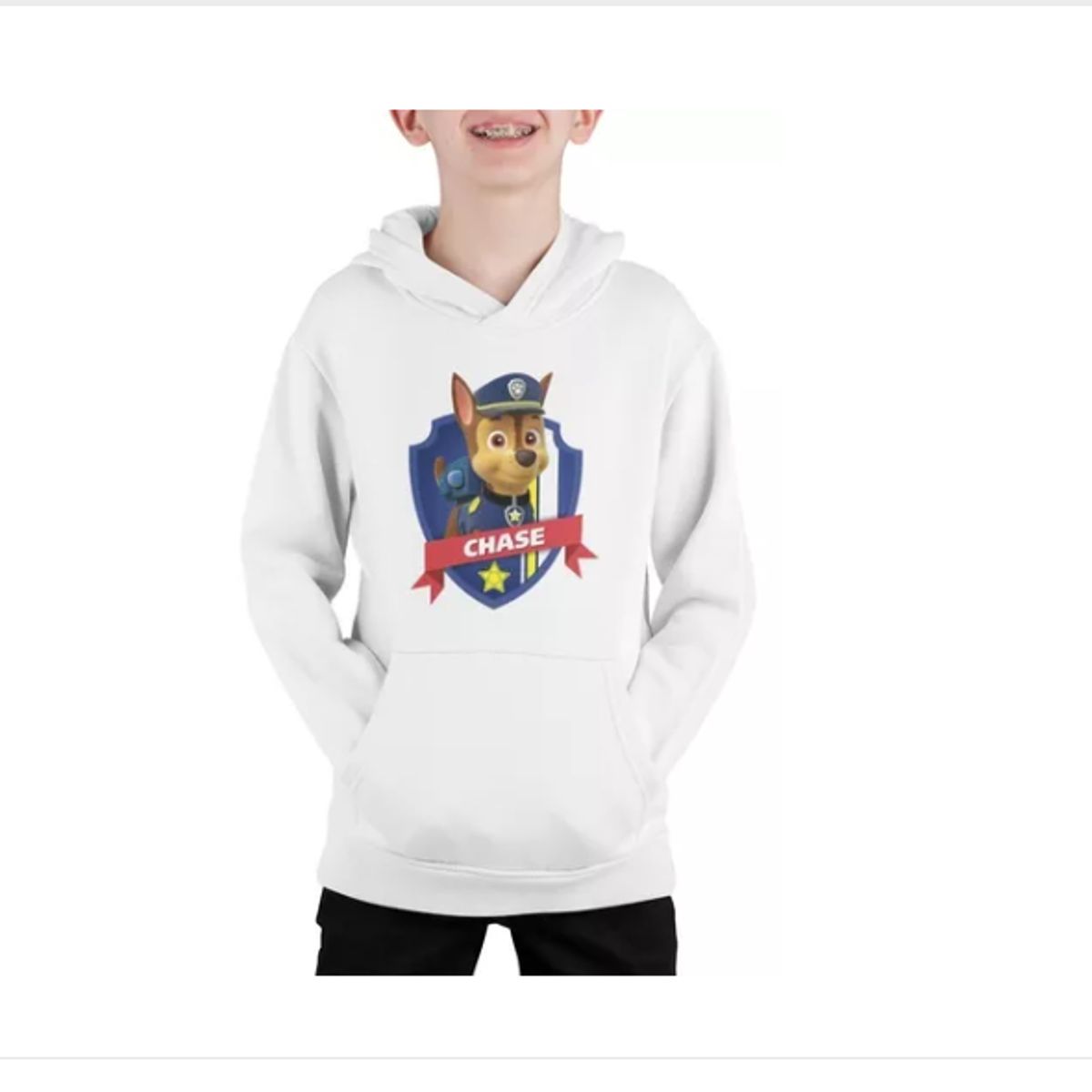 GENERICO - Polerón Niño Chase Paw Patrol Patrulla Canina Estampado