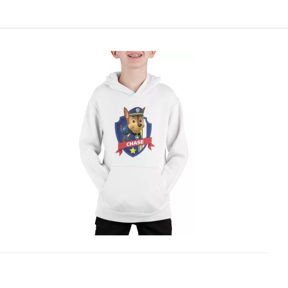 GENERICO - Polerón Niño Chase Paw Patrol Patrulla Canina Estampado