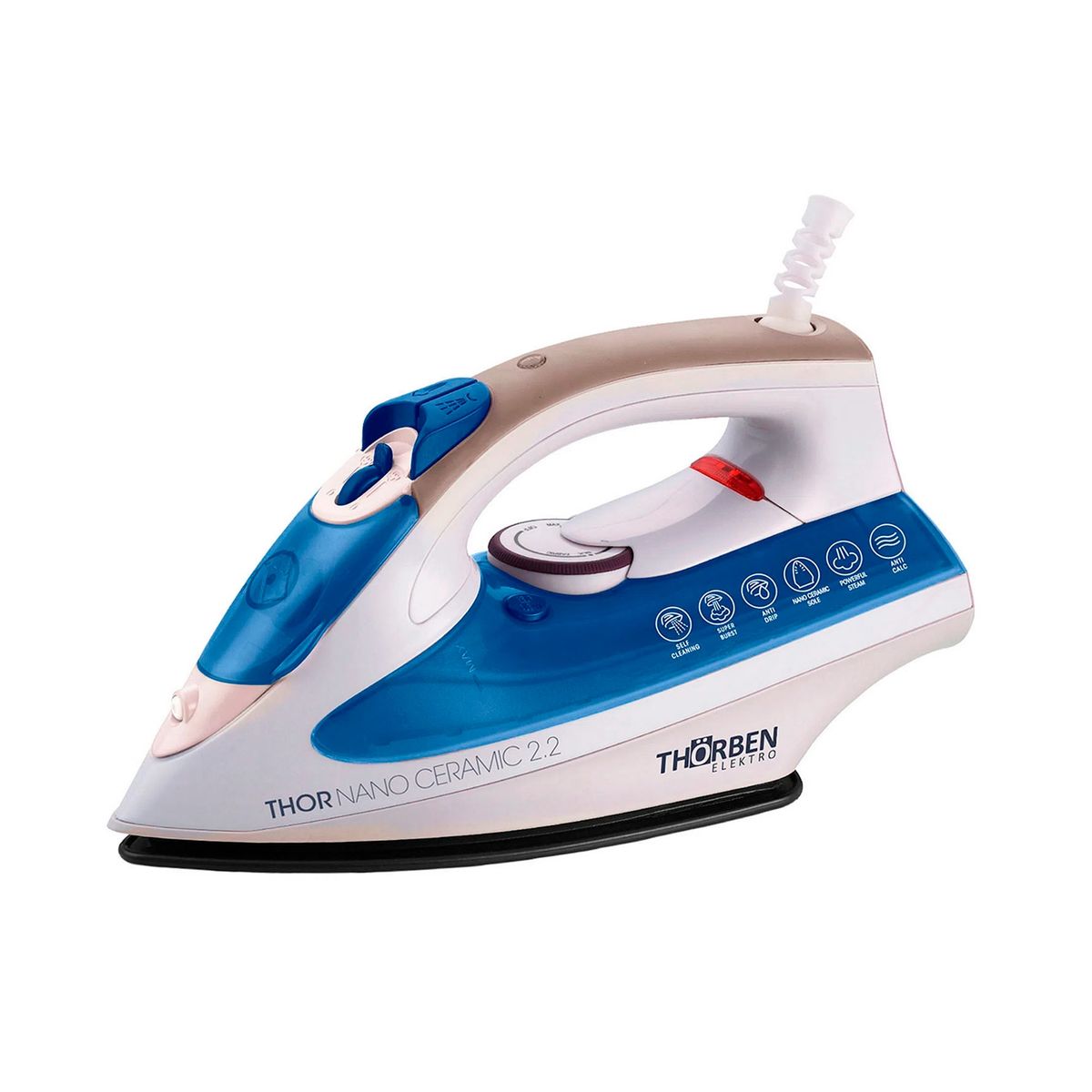 THORBEN - Plancha a Vapor Thorben Nano Ceramic 2.2 2200W