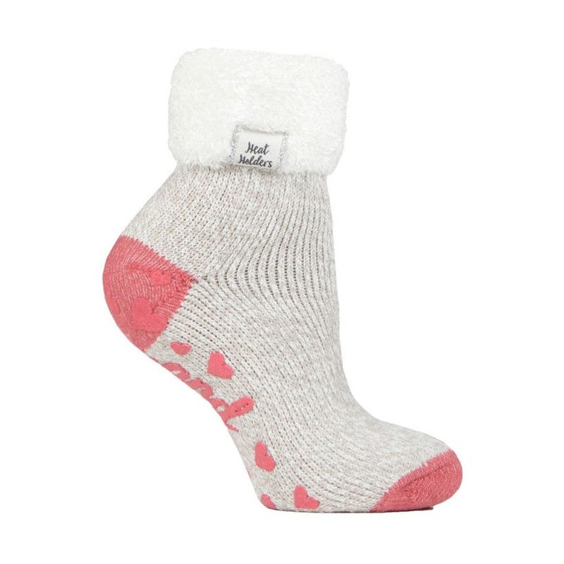 HEAT HOLDERS - Calcetin Con Puño Daisy Gris Heat Holders