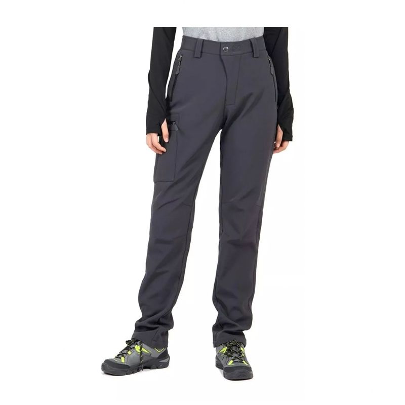 GENERICO - Pantalon Termico Impermeable Softshell Con Micropolar Mujer…