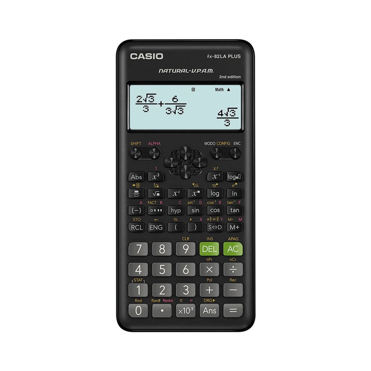 CASIO - Calculadora Cientifica Casio FX-82LAPLUS2-BK