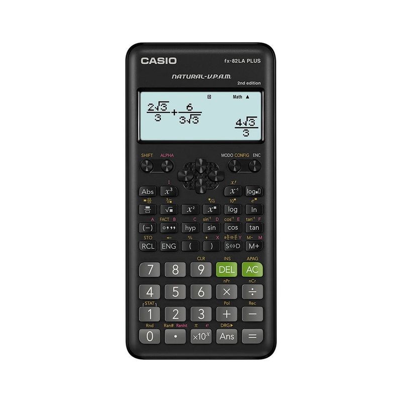 CASIO - Calculadora Cientifica Casio FX-82LAPLUS2-BK