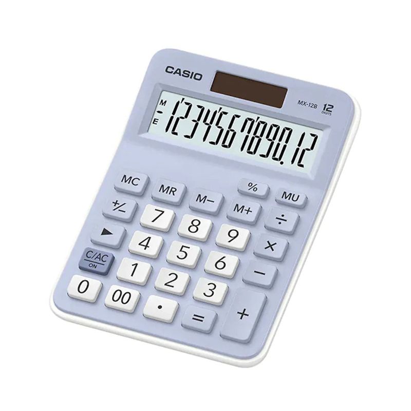 CASIO - Calculadora Escritorio Casio MX-12B-LB-W-DC