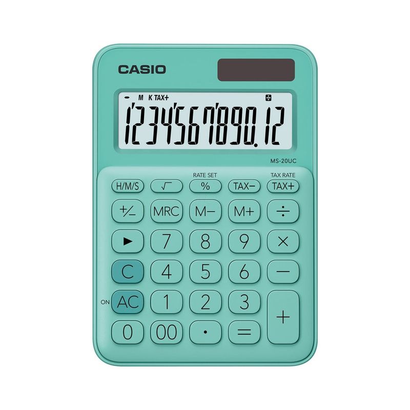 CASIO - Calculadora Escritorio Casio MS-20UC-GN