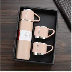 GENERICO - Set Termo Agua Caliente Fria Vasos Termicos Cafe + 3 Tazas