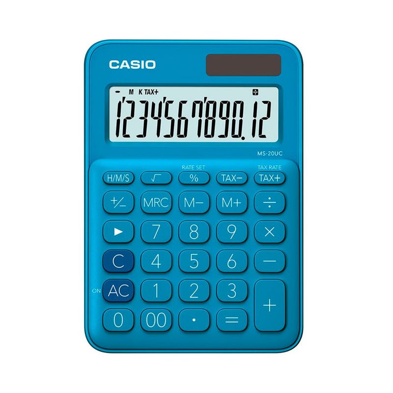 CASIO - Calculadora Mini de Escritorio Casio MS-7UC-BU