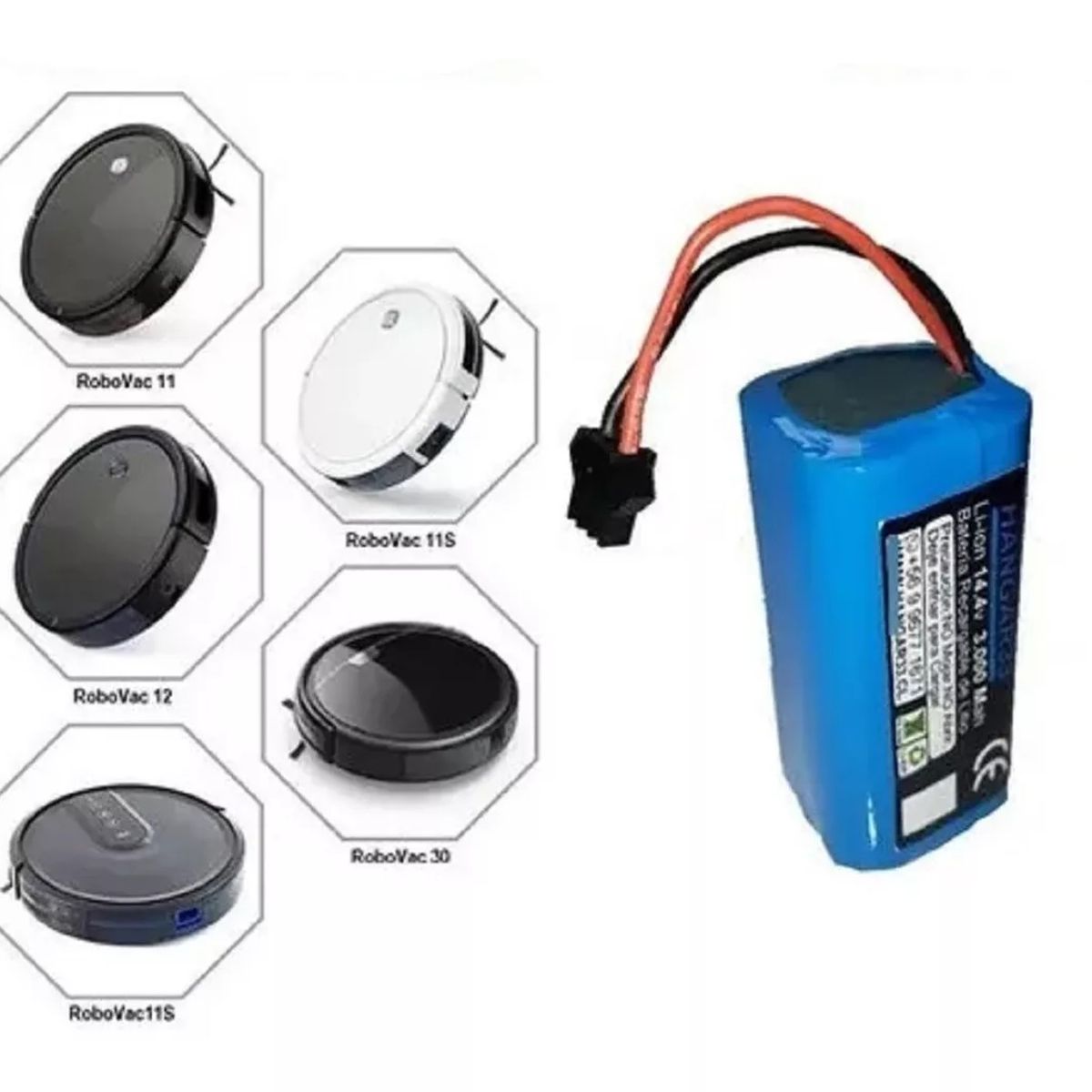 GENERICO - Repuesto Bat. 14.4 2ah para Robovac 11s 12 30 35…