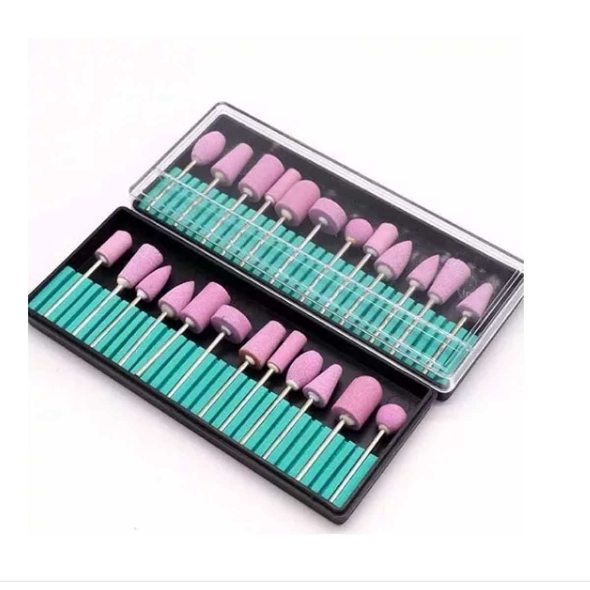 GENERICO - Set De Fresas Brocas Para Torno Electrico Manicure 12 Pcs