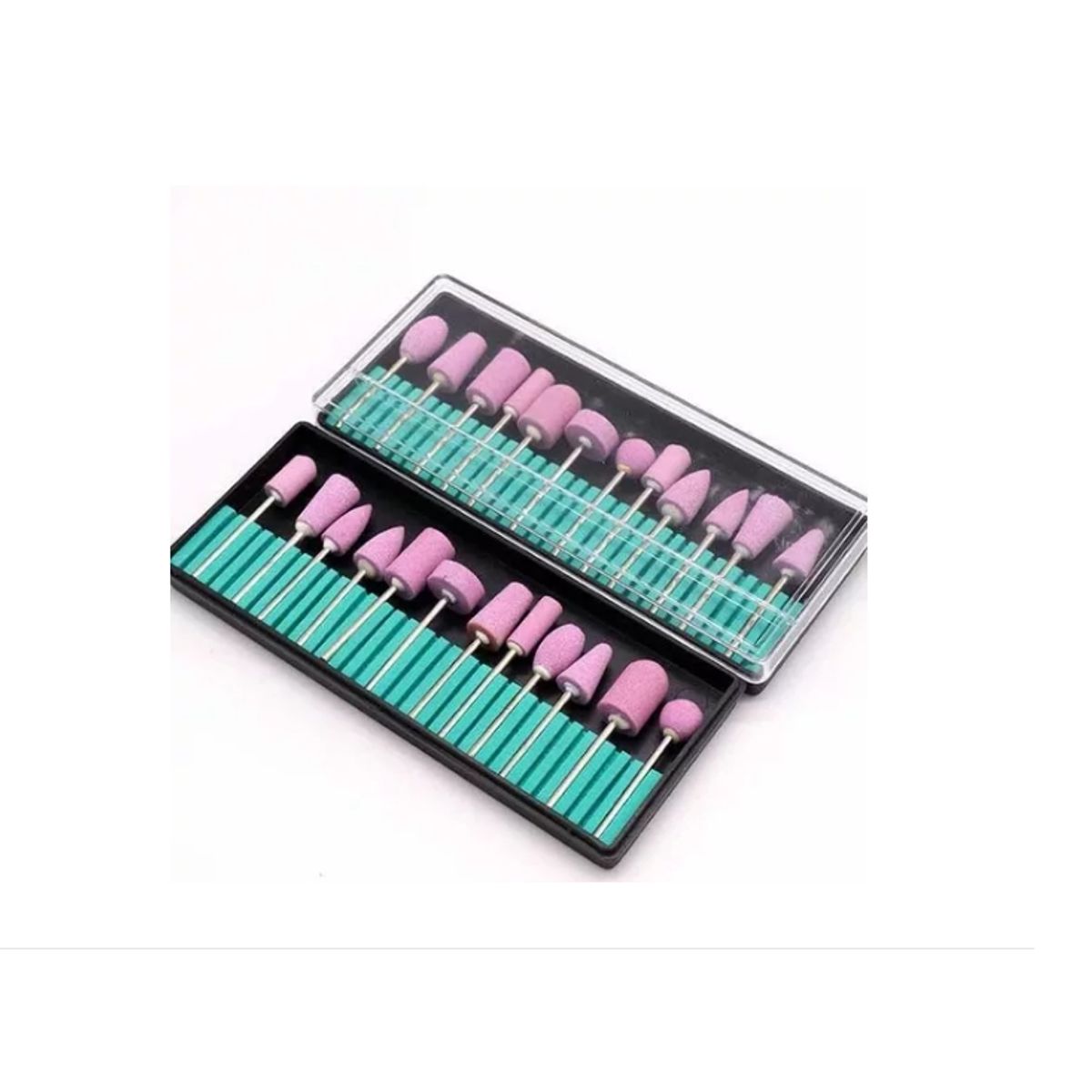 GENERICO - Set De Fresas Brocas Para Torno Electrico Manicure 12 Pcs