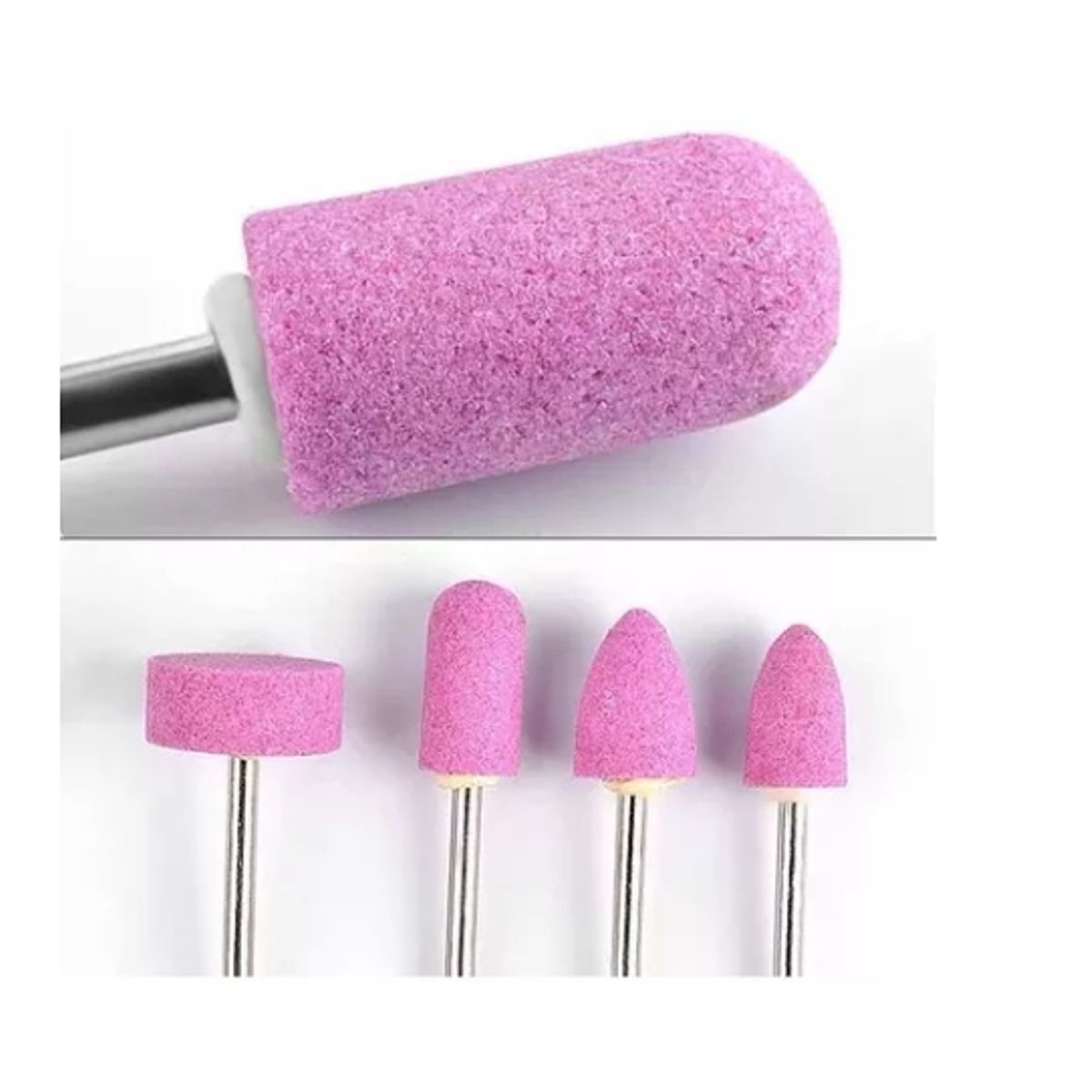 GENERICO - Set De Fresas Brocas Para Torno Electrico Manicure 12 Pcs