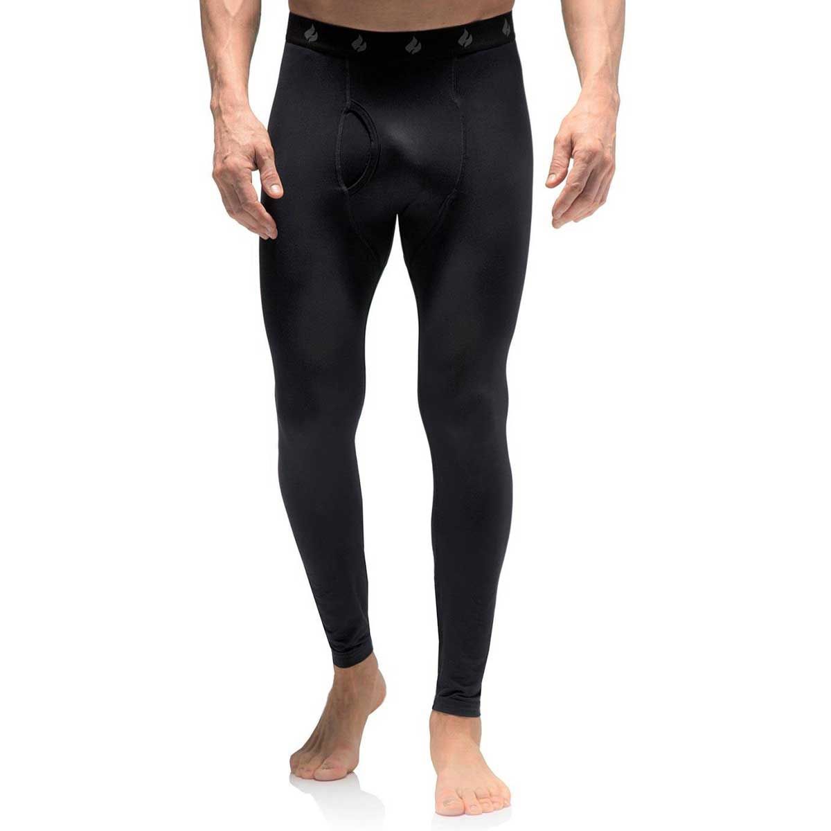 HEAT HOLDERS - Calzoncillo Largo Térmico Uso Diario Negro Heat Holders