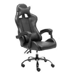 LUMAX - Silla Gamer Reclinable y Elevable Negro