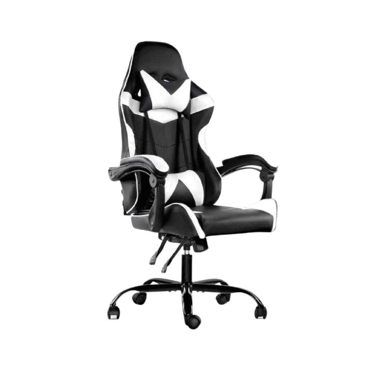 LUMAX - Silla Gamer Lumax Reclinable y Elevable Blanco