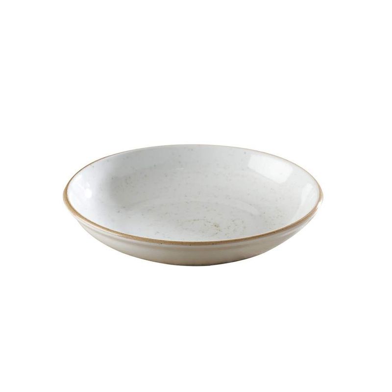 CORONA - Bowl de Porcelana 1195 cc Artisan Blanco-Beige