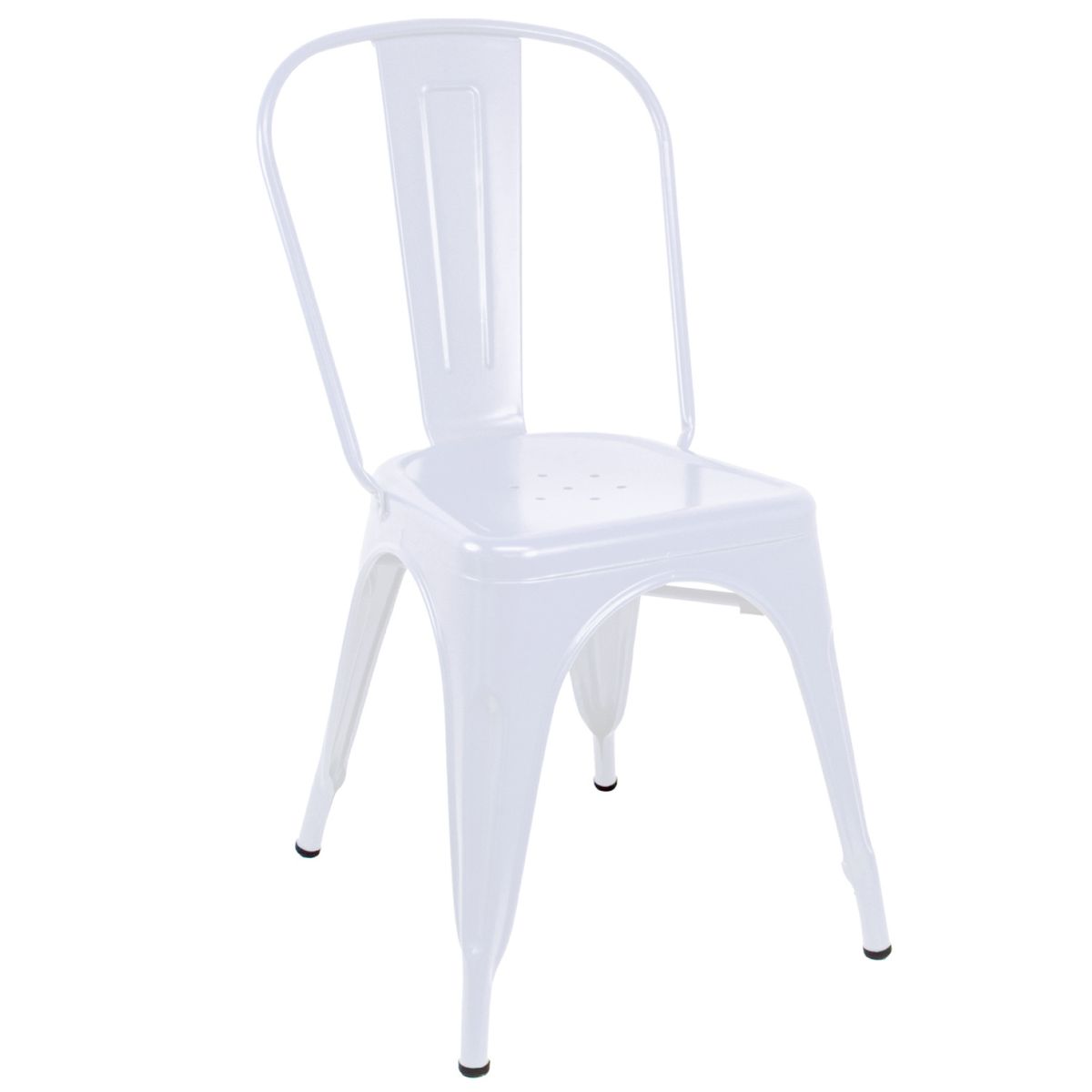 Sillas Tolix Metal Blanca Living Comedor, marca LUMAX - Foto Principal